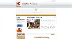 Desktop Screenshot of chaletduvinsberg.com